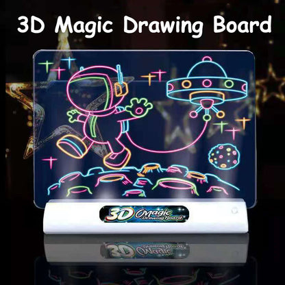 3D LED Kids Drawing Pad