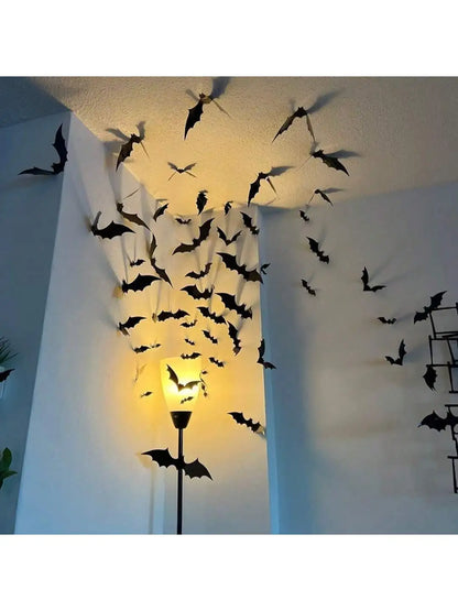 BatSwarm 3D Halloween Wall Decor