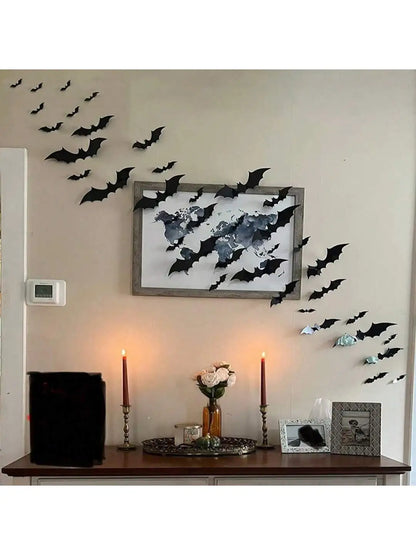 BatSwarm 3D Halloween Wall Decor