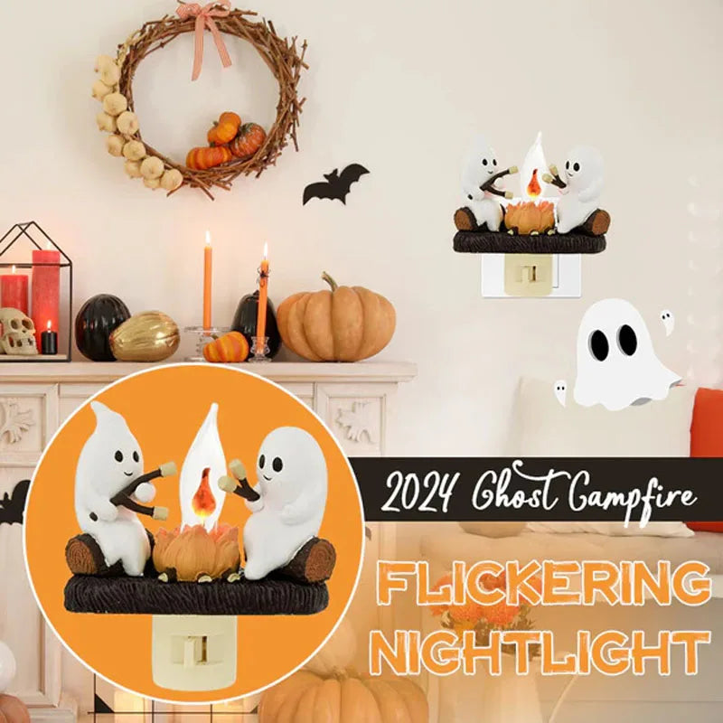 SpookyFlame Ghost Nightlight