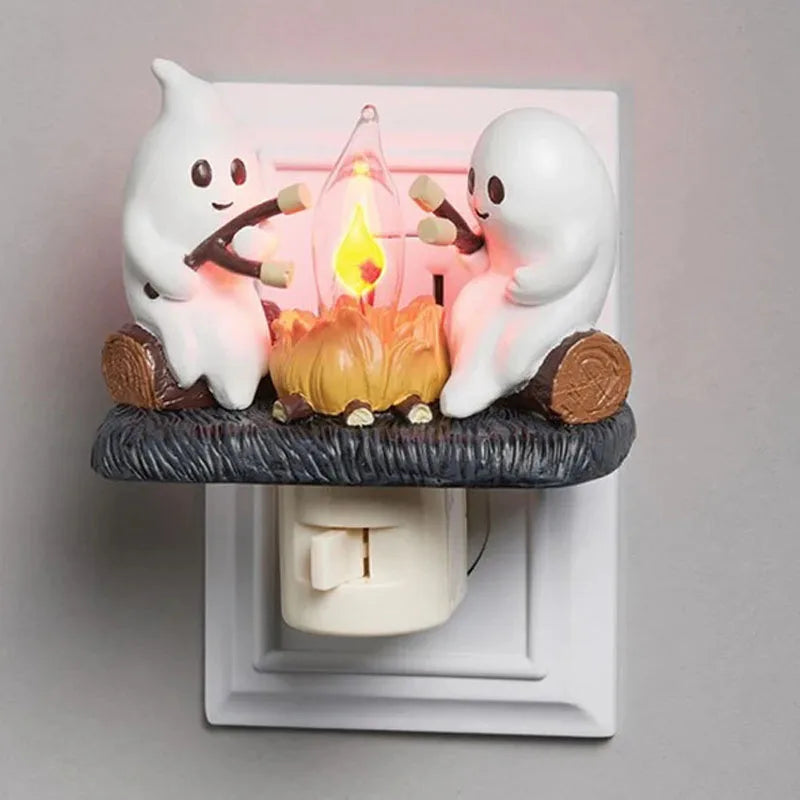 SpookyFlame Ghost Nightlight